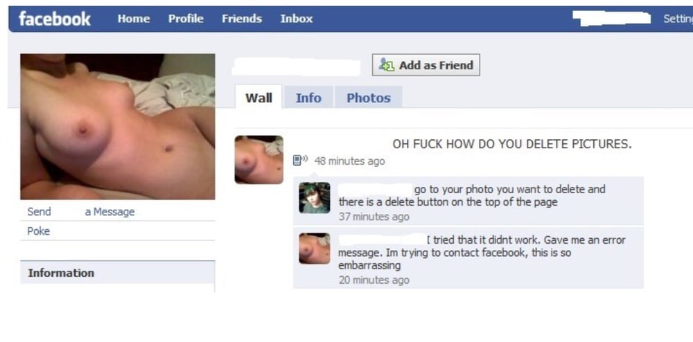 Facebook nude photos girl