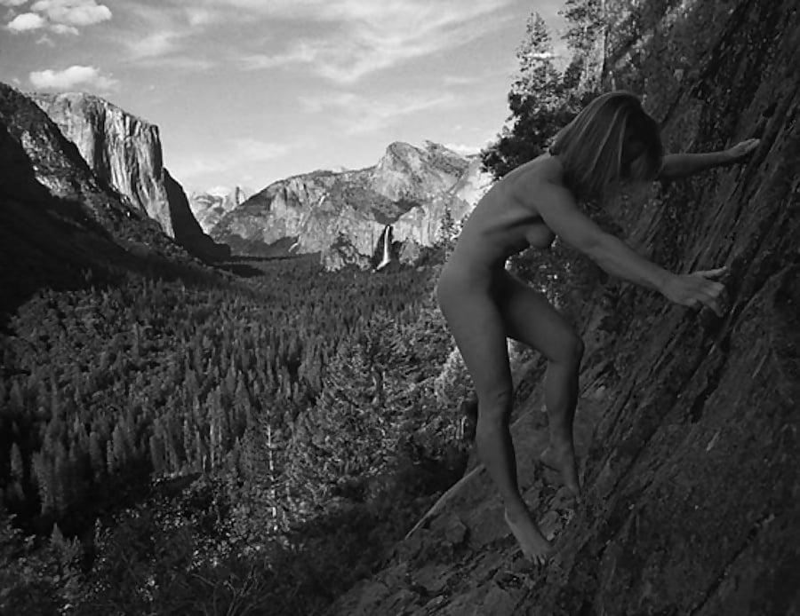 Naked Rock Climbing Girls.