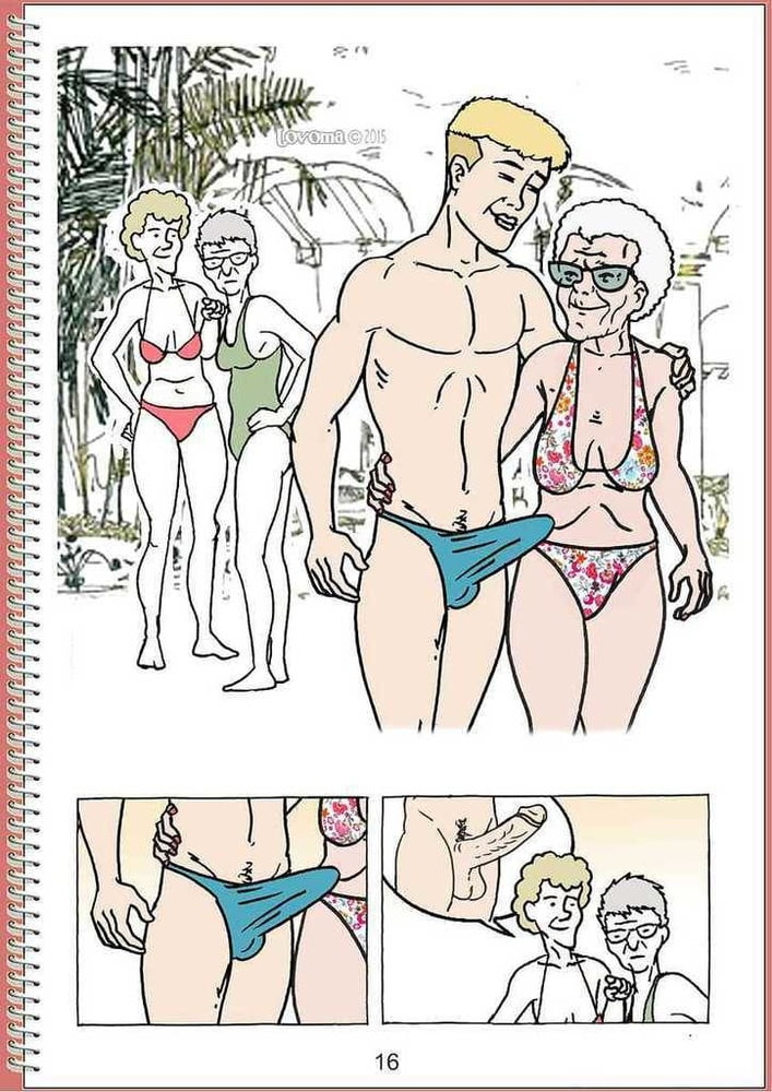 Порно Комикс Бабушка 5