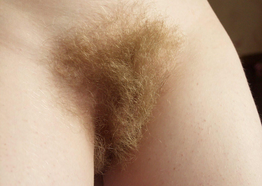 Real Blonde Pubes Nude - Natural blonde pussy hair. 