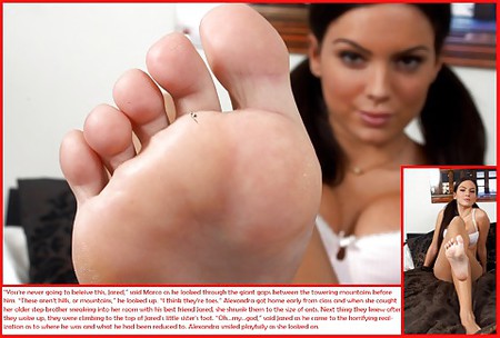 Giantess foot fetish photos with captions