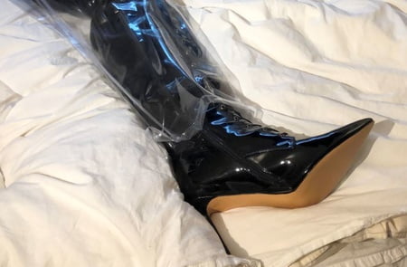 transparent pvc plastic fetish masturbation         