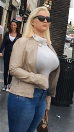Candid Girl With Huge Boobs 1
