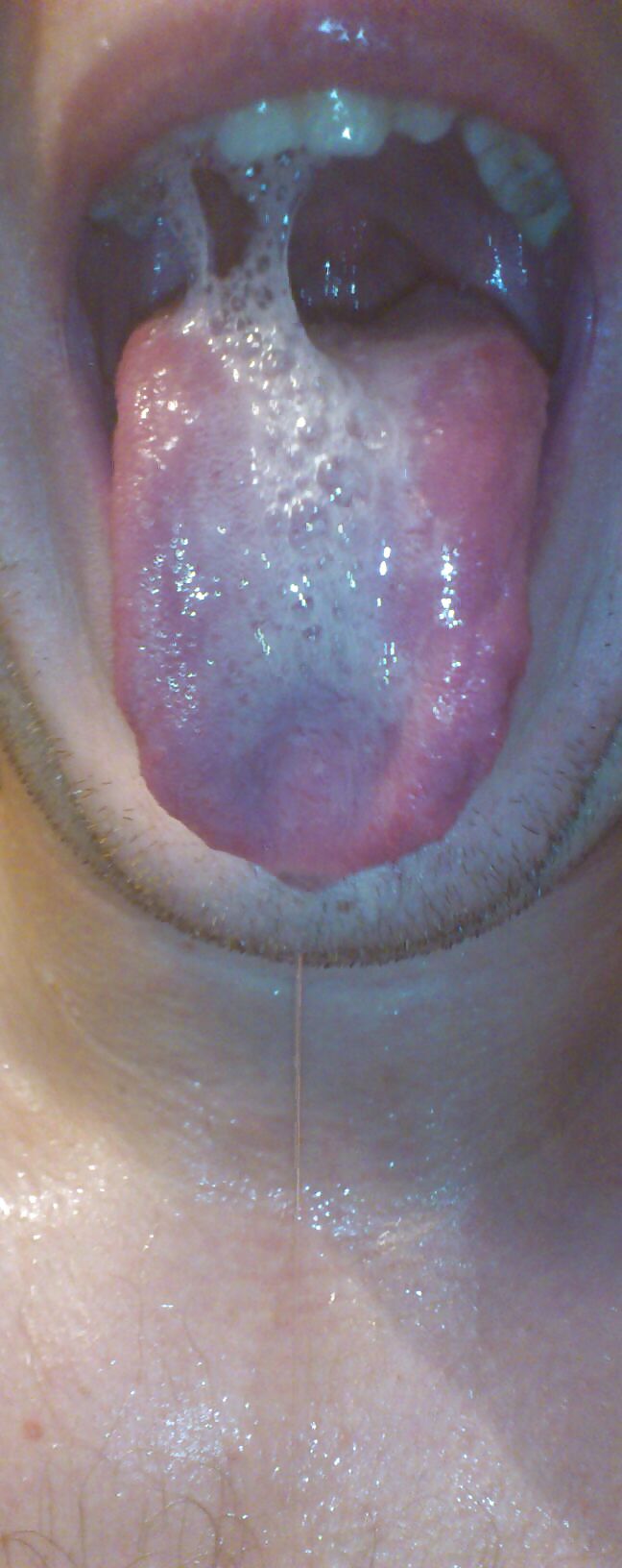 Sexy wet tongue and saliva porn gallery