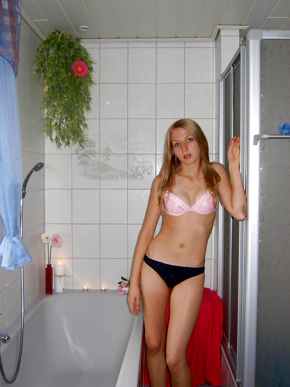 REAL AMATEUR - Cute blonde German porn gallery