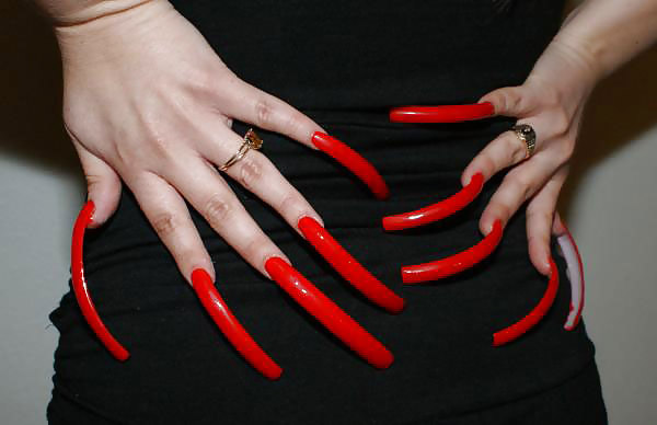 Long Red Nails porn gallery