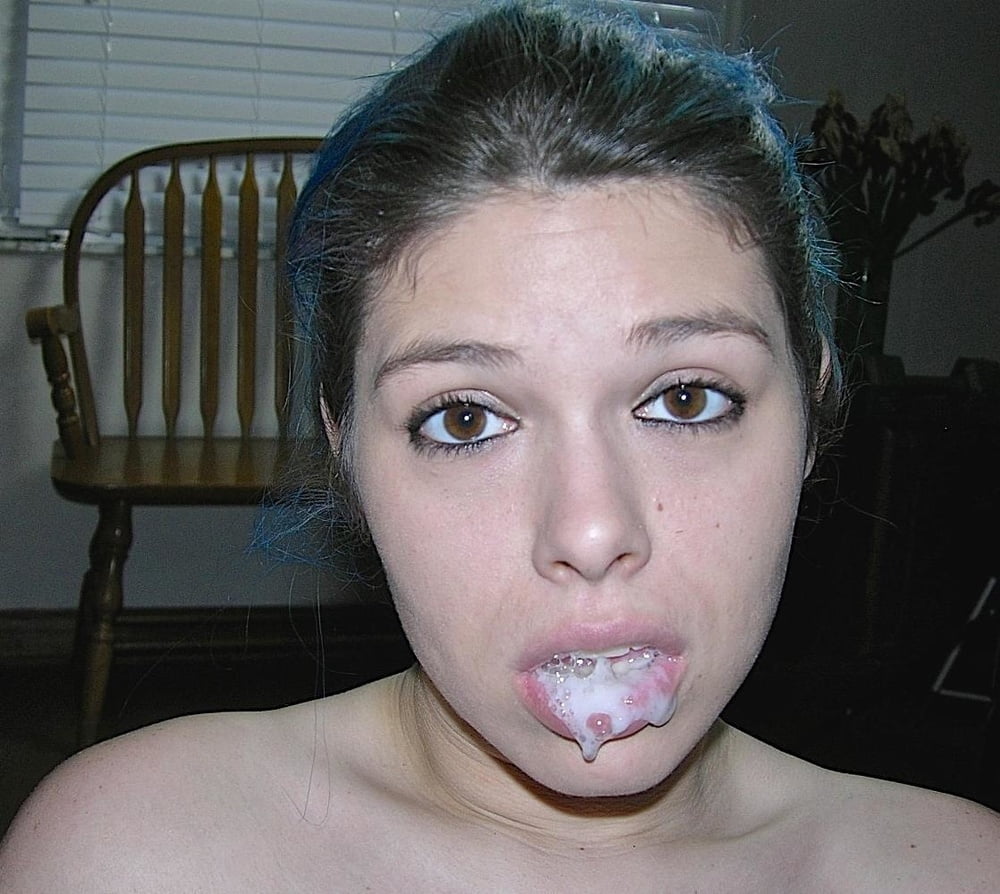 Amateur blowjob with cum in mouth-9348