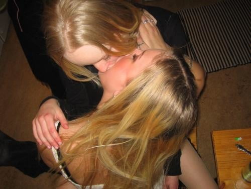 Lesbian mormon girls kissing and stripping-9973