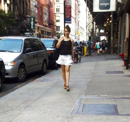 New York Union Square Girl on Street