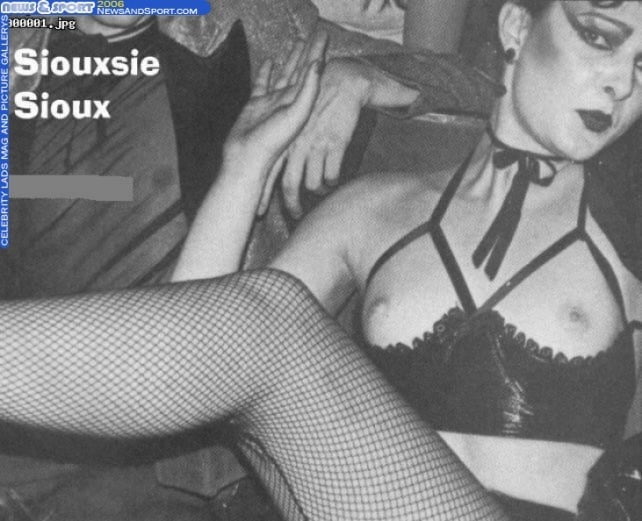 Erotic siouxsie sioux iconic goth slut XXX album.