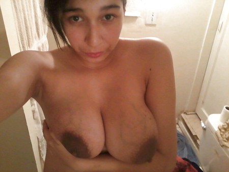 latin girl with dark nipples