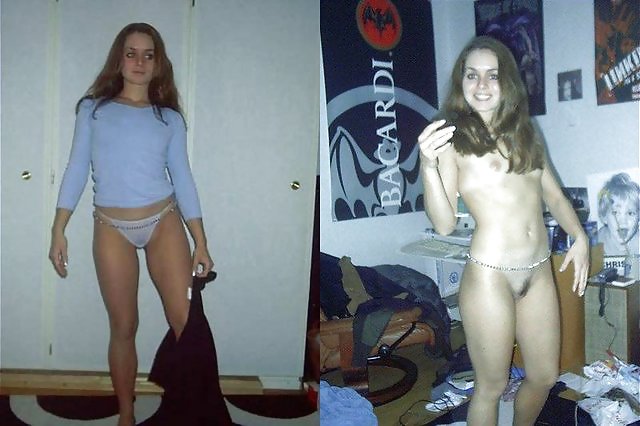 Teens Before and After dressed undressed porn gallery