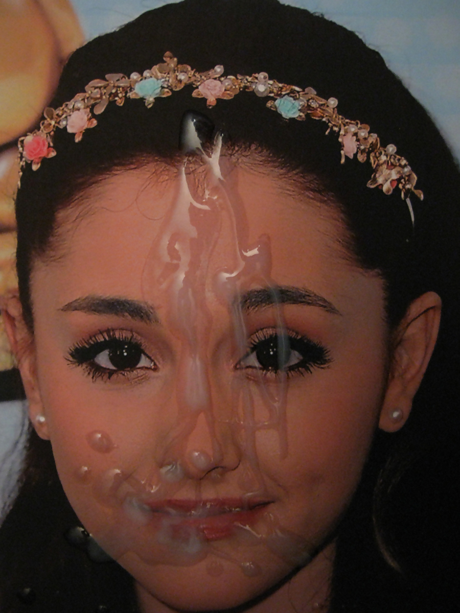Ariana Grande Cum Facial.