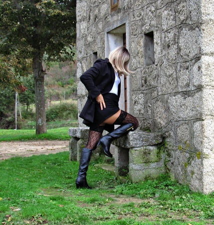 sexy blonde milf in sexy underwear         