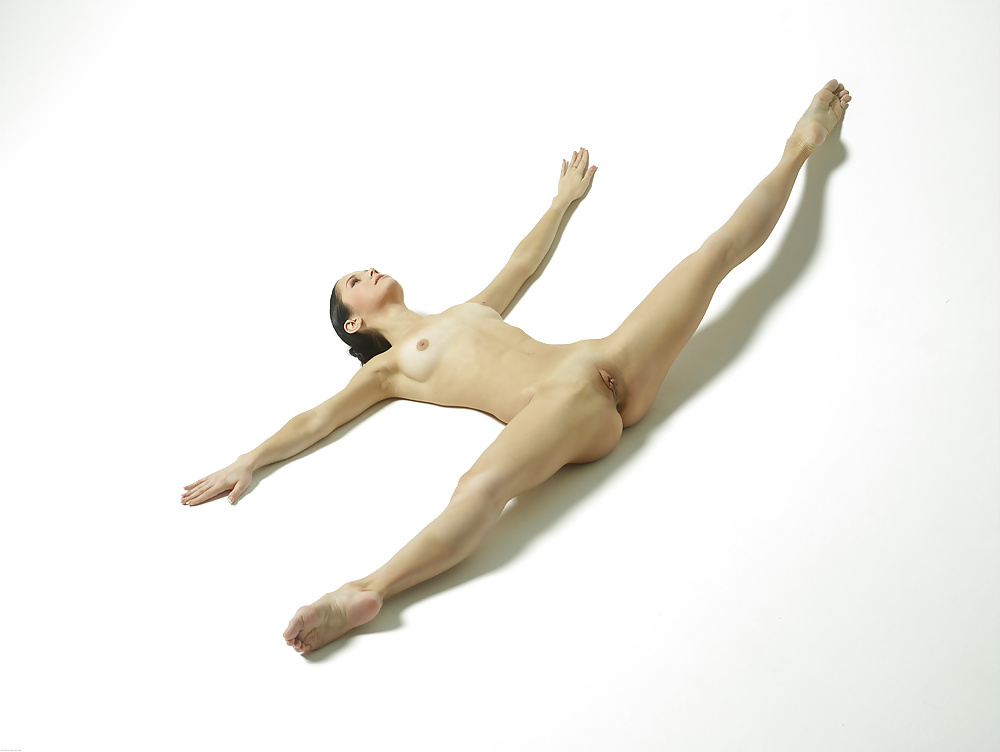 Magdalena - Stretching On The White Background porn gallery