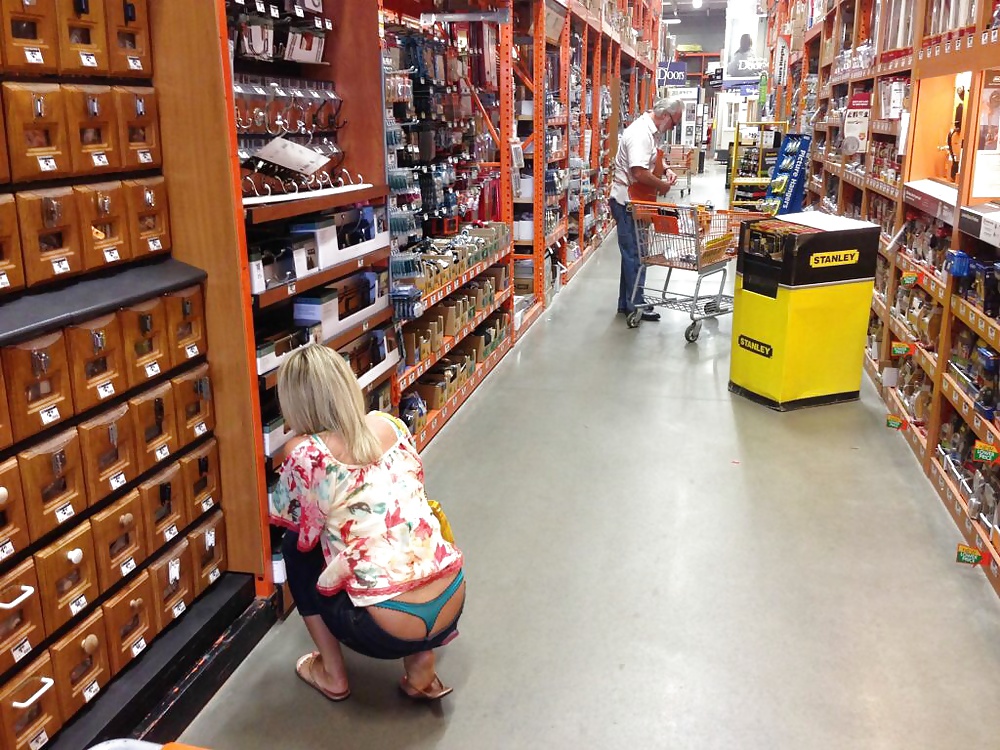 Thong in public porn gallery