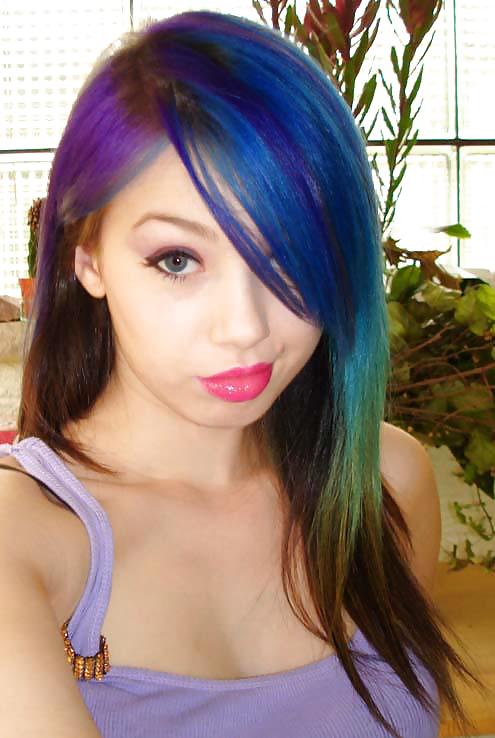 Dyed Hair Girls porn gallery