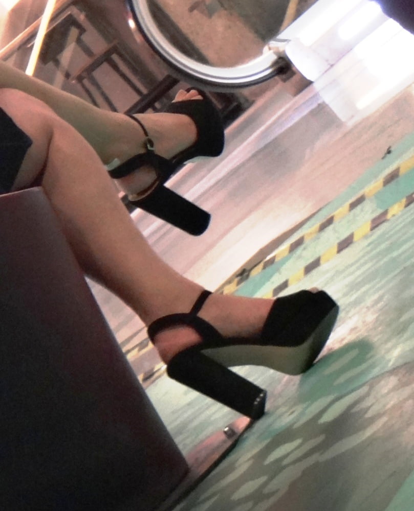 Candid mature in high heels photo #324419134