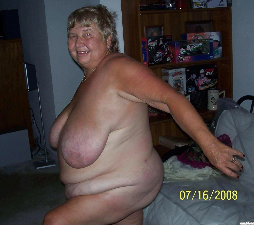 Grandma with saggy tits. porn gallery