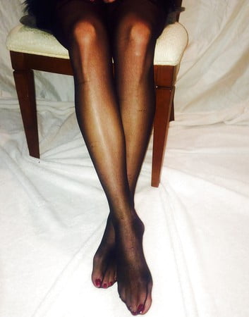 Wife's nylon feet. Tributes welcome!