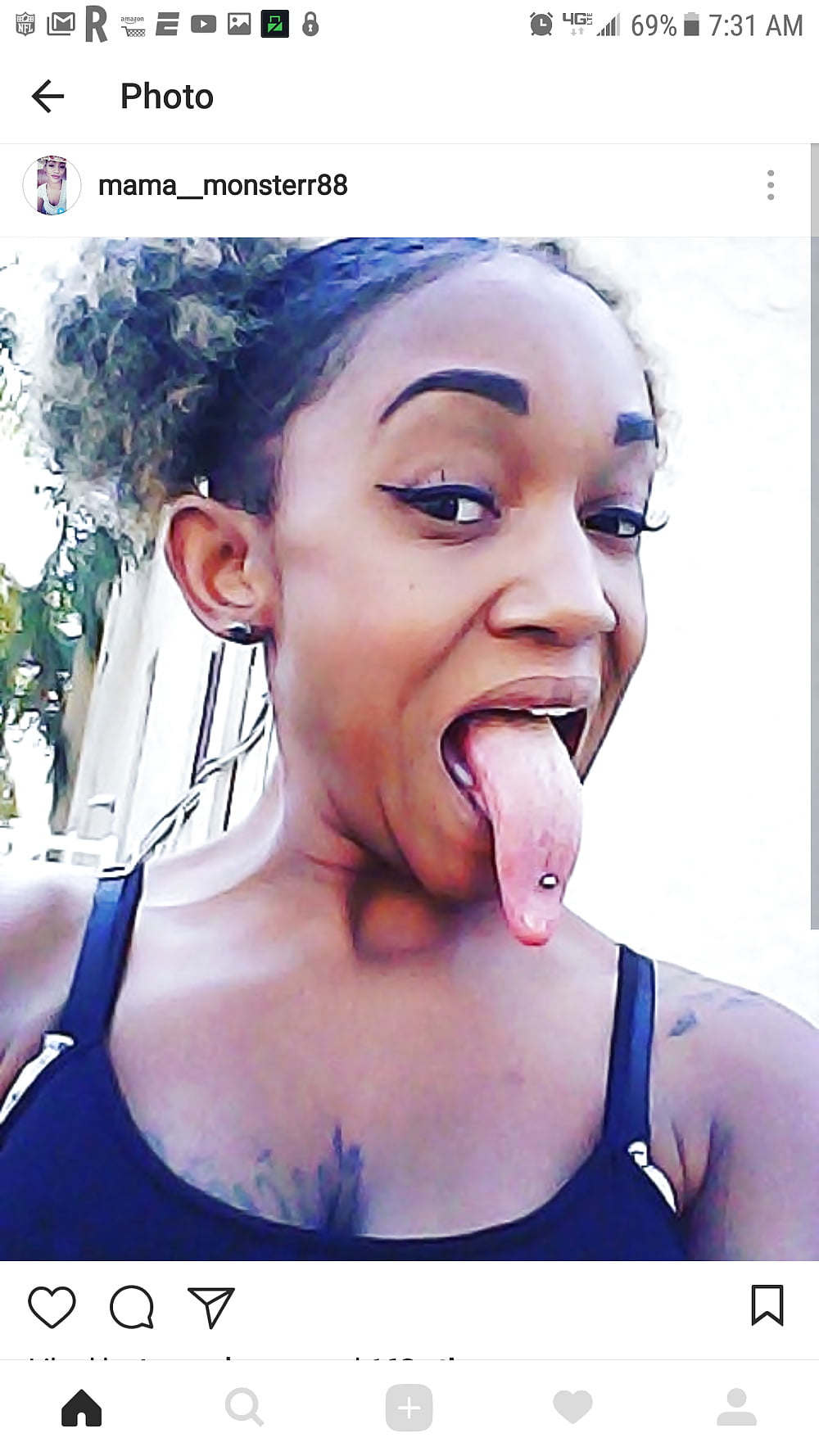 Long tongue only fans
