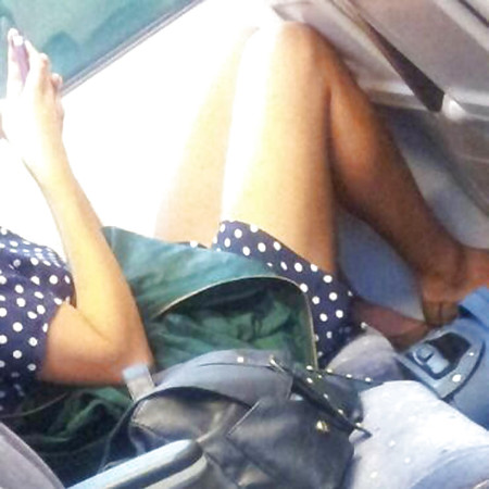 Sexy Young Teen on the Train