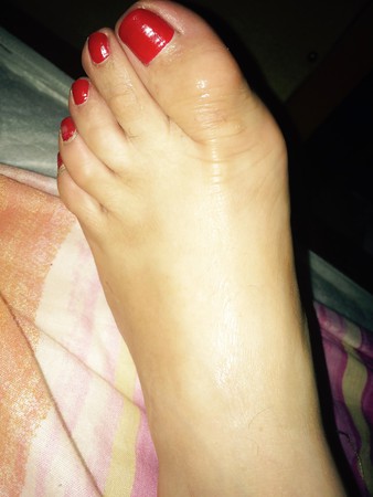 My aunt's feet