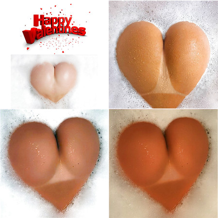 Happy Valentine's Day Heart-Shaped Asses Collection