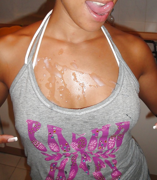 Cum on clothes, panties, face, etc. etc. porn gallery