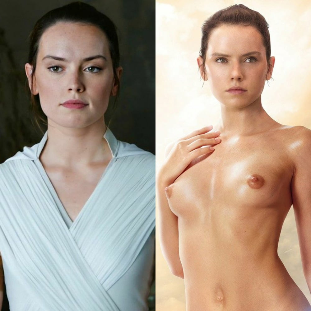 Daisy Ridley Rey Star Wars Worthless Flat Chested Slut.