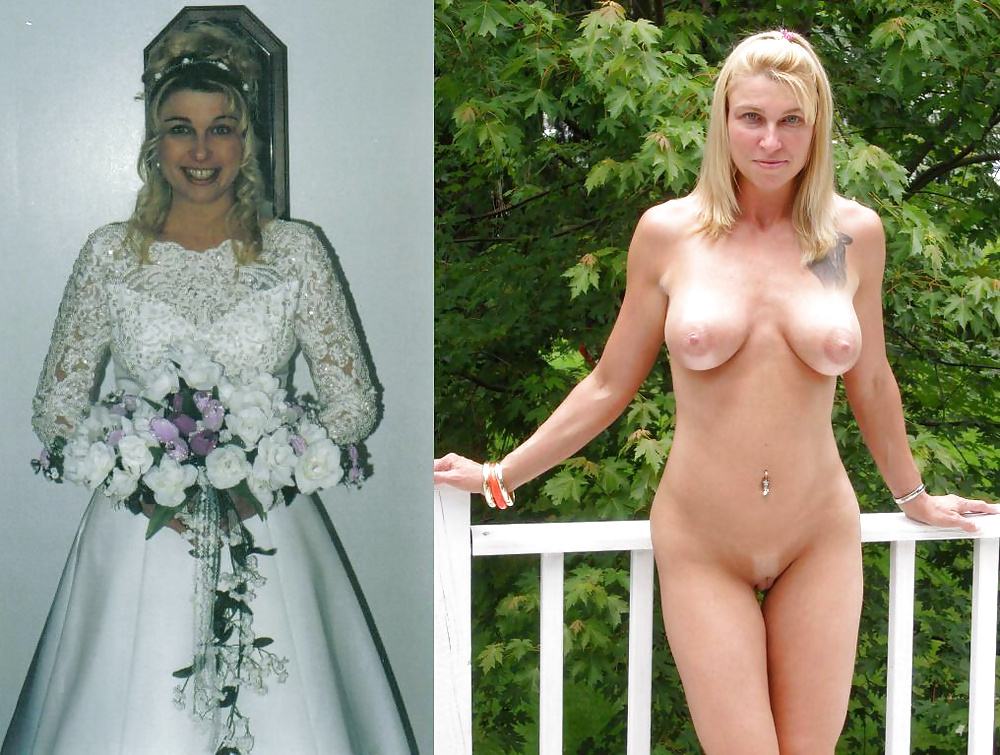 Your girlfriend before-after, dressed-undressed porn gallery