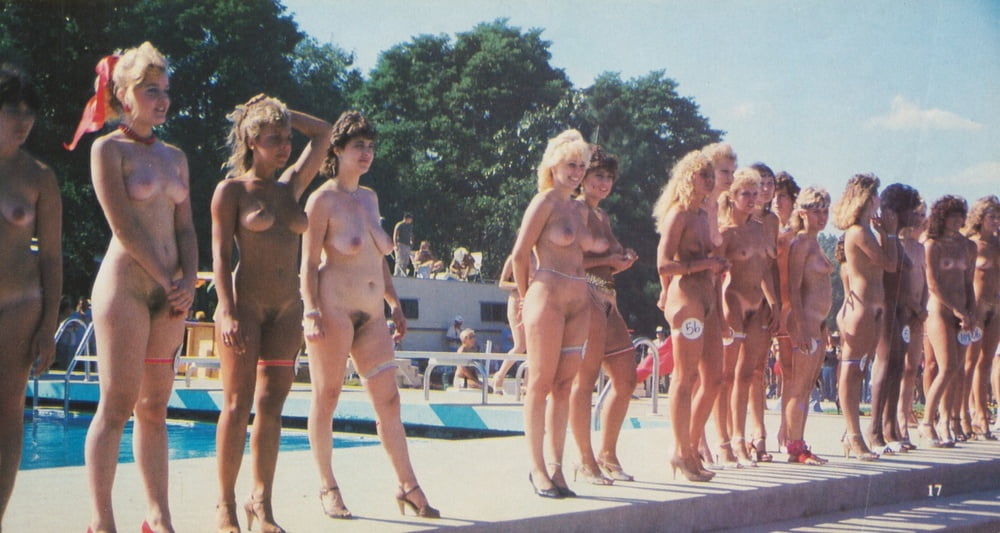 Vintage Nudist Women Group