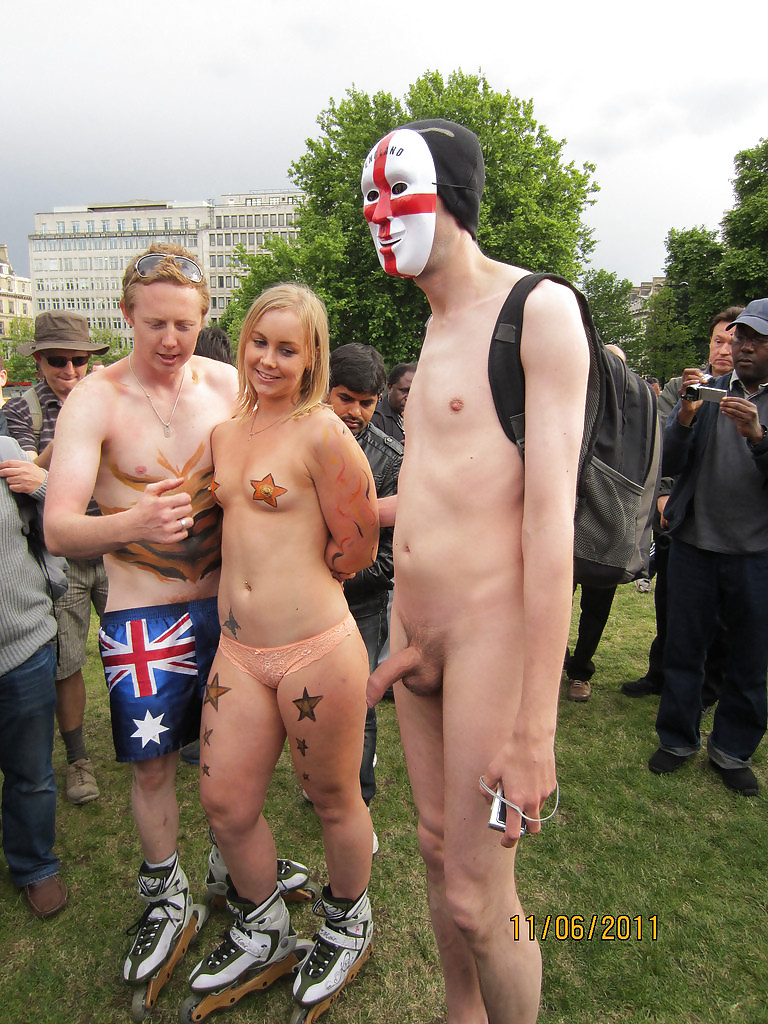 Cfnm Fun - Group nude men with erections. public cfnm fun cfnm iii 17 pics....