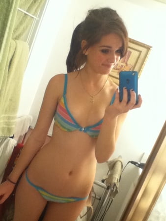 cute slim teen selfie         