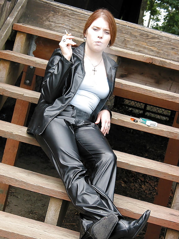 Smoking Leather Fetish