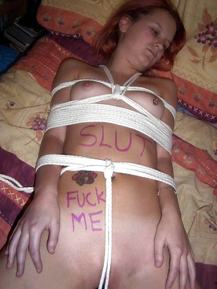 Sluts with writing on them. porn gallery