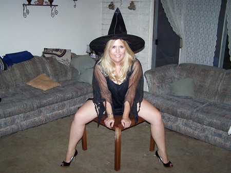 Wife on Halloween