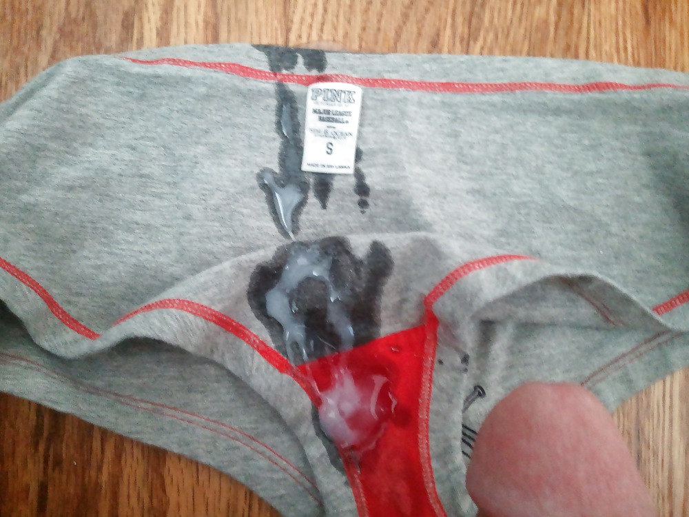 Playing with my Ex-Girlfriend's panties porn gallery