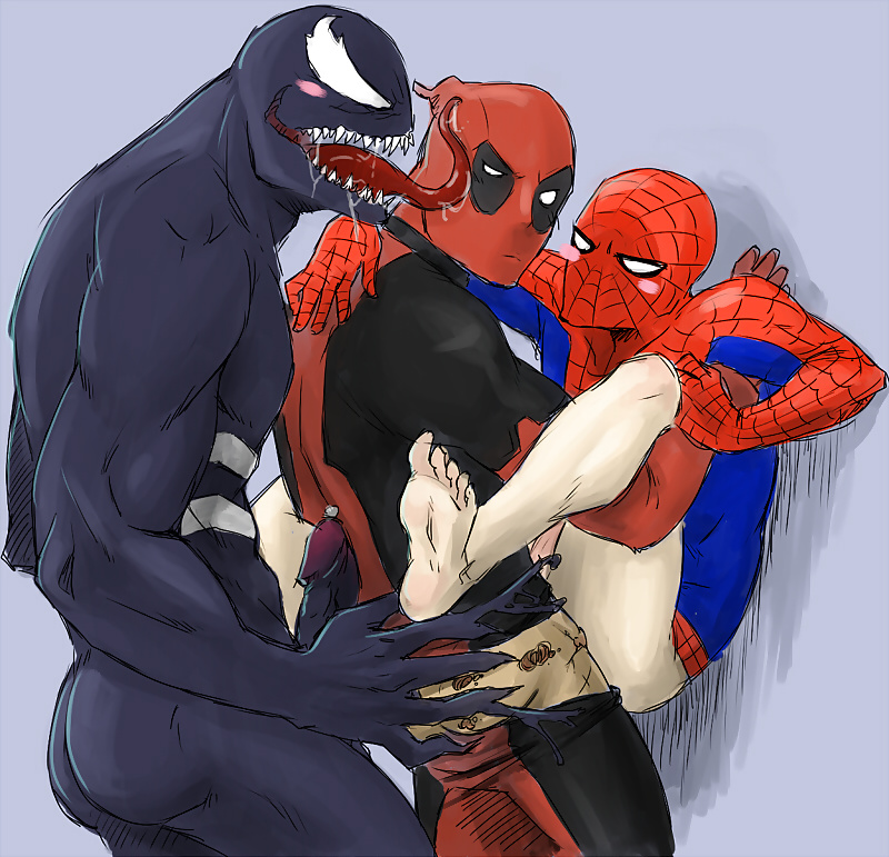 Deadpool Gay Sex - Deadpool Spider Man Gay Yaoi Porn | Sex Pictures Pass