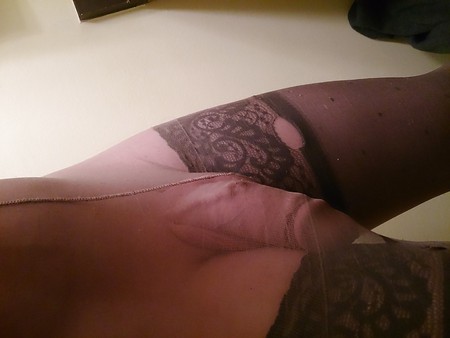 pantyhose cock in layers