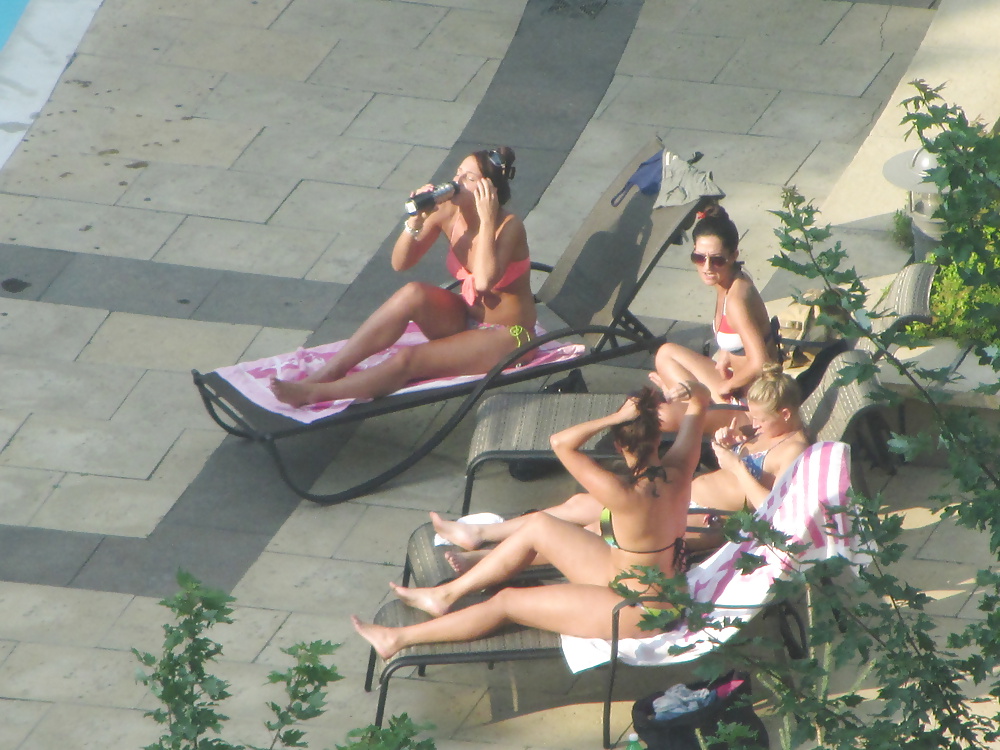 BFF's hangin by the Pool - Toronto , Ontario Canada porn gallery