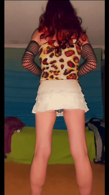 More micro skirt leapord top teser