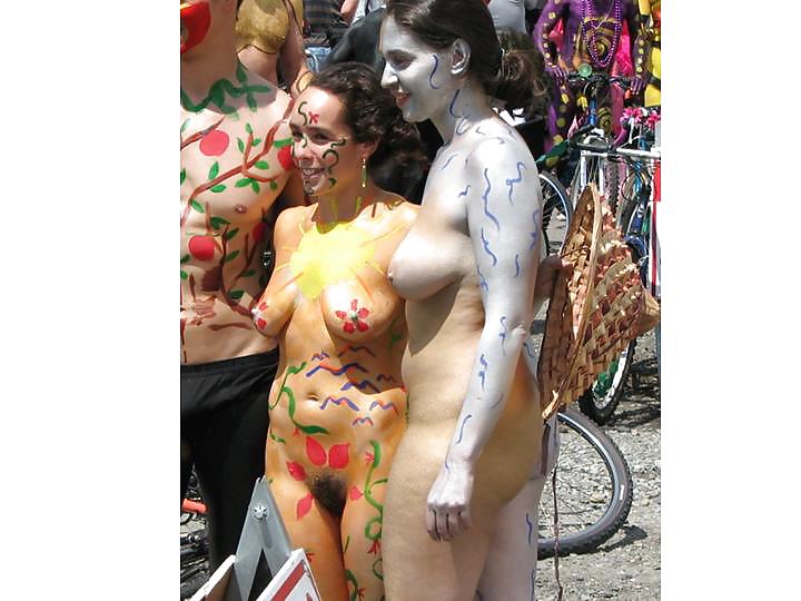 Nude Painted Ladies in Public Fetish Gallery 25 porn gallery