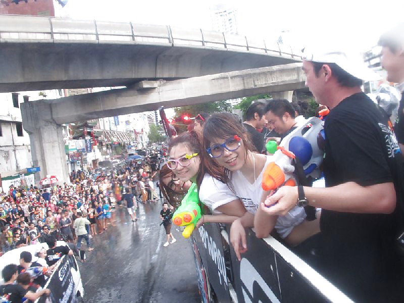 Amateur Self Shot Songkran Festival Thailand Funny Day porn gallery