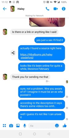 haley stedeford is always exposed         