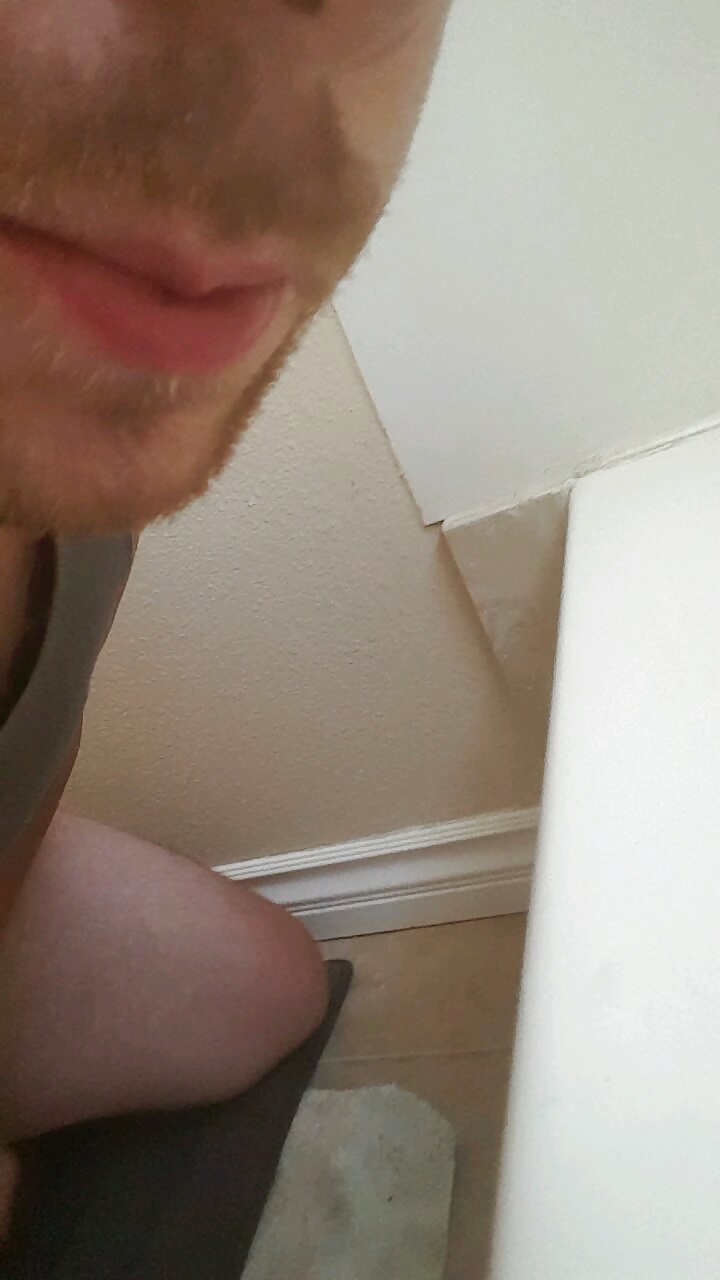 Dildo bathroom cum eating porn gallery