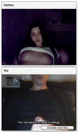 Screenshots from Omegle