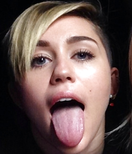 Miley cyrus cock in her mouth