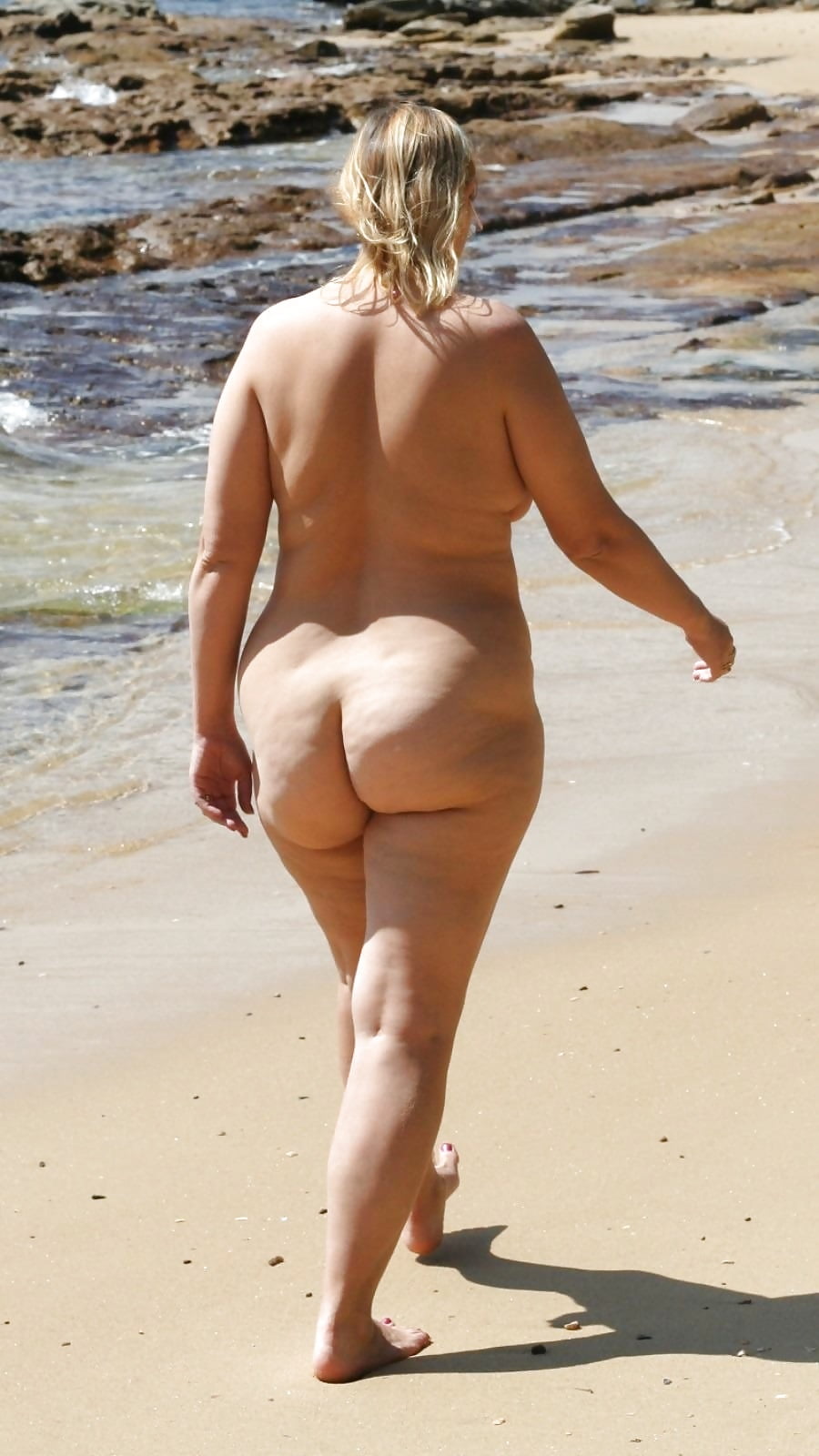 Mature women nude on beach