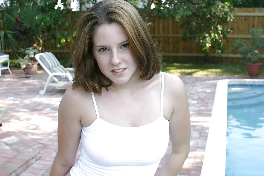 18 YEARS GABRIELLE - WHITE TANK POOL porn gallery